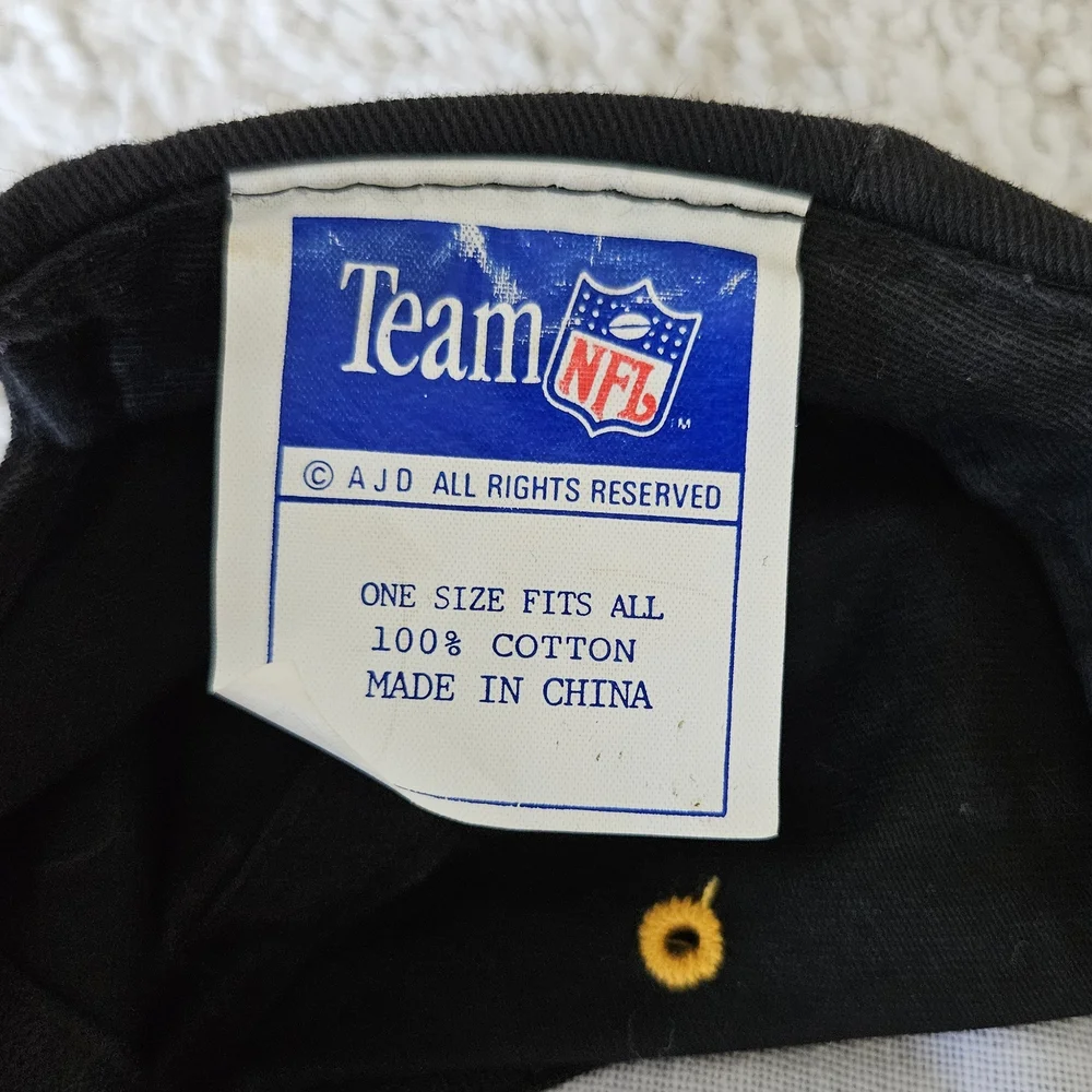NFL Steelers Black and Yellow Cap - Picture 2 of 3